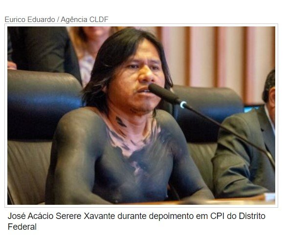 STF manda soltar cacique de MT preso por atos antidemocráticos