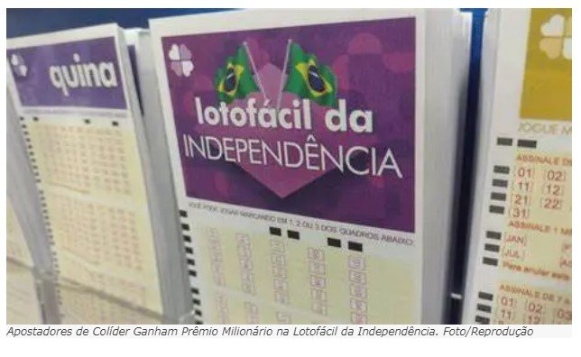 Apostadores de Colíder Ganham Prêmio Milionário na Lotofácil da Independência
