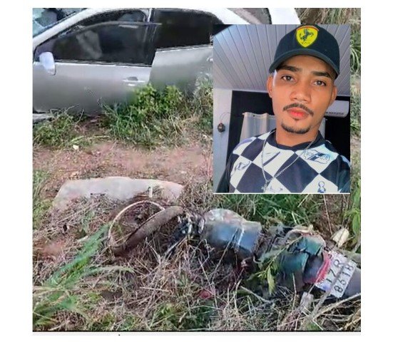 Jovem carlindense morre em grave acidente de trânsito na MT-208 entre Carlinda e Alta Floresta.