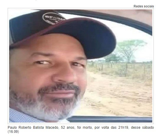 Homem é morto a tiros na porta de casa em Poxoréo/MT