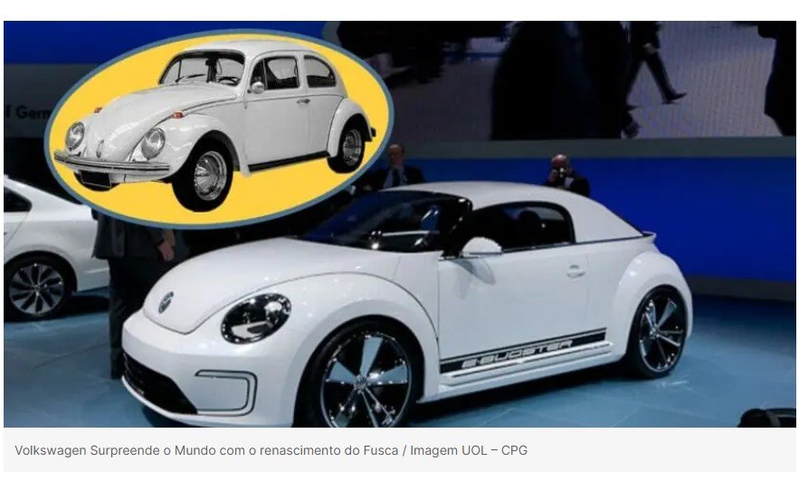 Após anunciar o retorno triunfal da icônica Kombi, Volkswagen promete renascer o amado Fusca