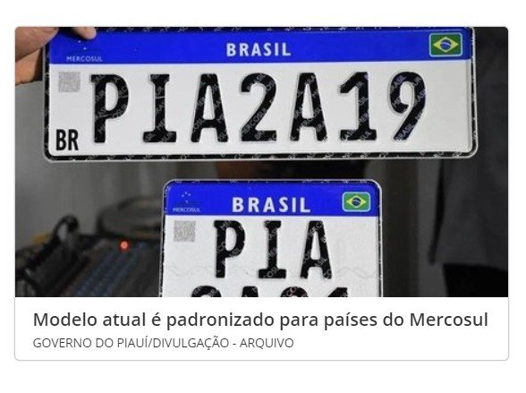 Senadores discutem nesta terça projeto para que placas de veículos voltem a informar município