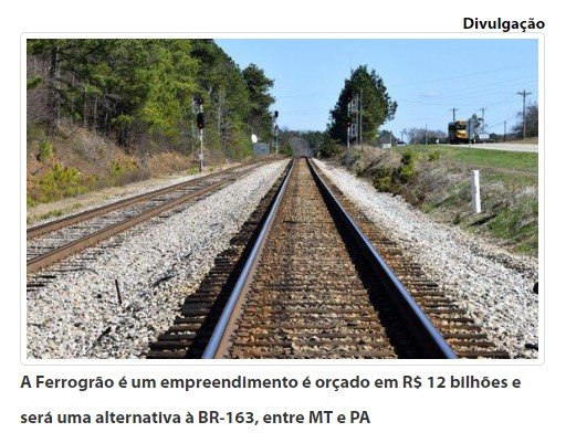 STF suspende tramitação de ação sobre a Ferrogrão por seis meses