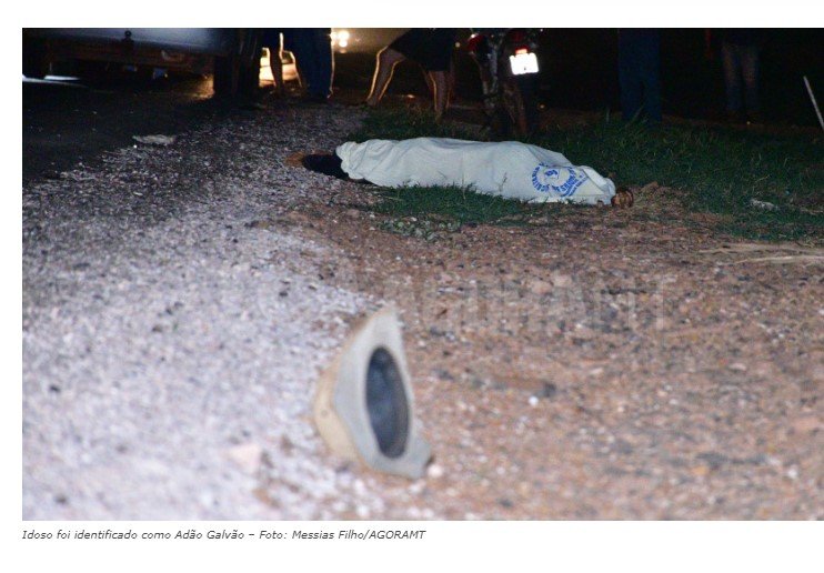 Idoso que morreu atropelado ao tentar atravessar Anel Viário tinha 81 anos e estava trabalhando