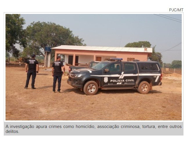 Polícia caça envolvidos em morte durante briga por terras em MT