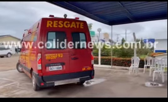 Criança e atropelada por motociclista em frente de clube em Colíder.