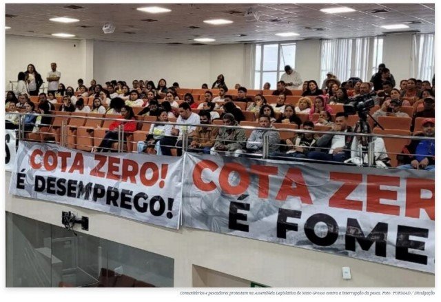Cota Zero: MT perde o prazo para criar registro e pescadores ficam a ver navios