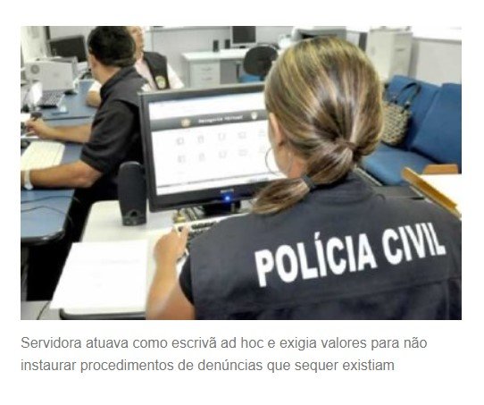 Servidora municipal que exigia propina dentro de delegacia para não investigar produtores rurais é presa