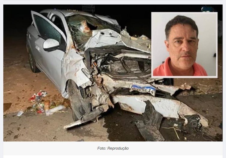 Produtor rural morre em grave acidente entre carro e caminhão trator na MT-249