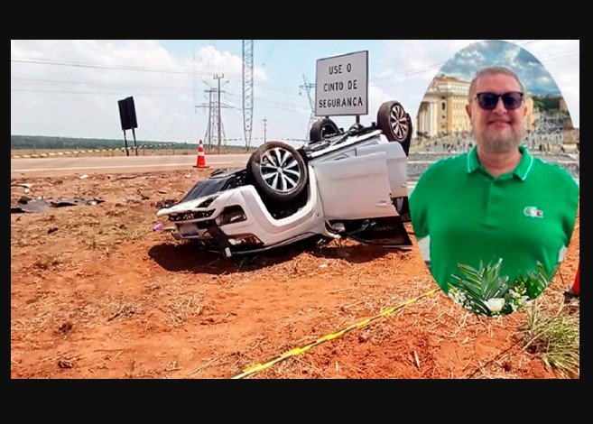 Motorista de Amarok morre após bater em carreta e capotar