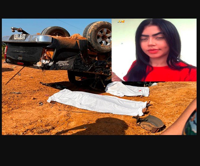 Vitória, moradora de Sorriso, morre após caminhonete capotar em Santa Carmem