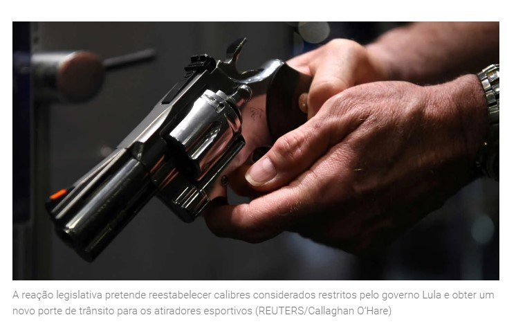 CACs preparam ofensiva no Congresso por volta do 9mm e porte de trânsito