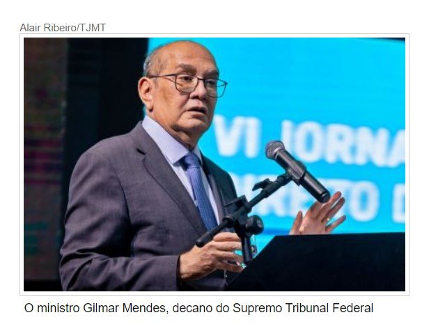 Gilmar critica ideia de mandato no STF: 'Loteamento de vagas'