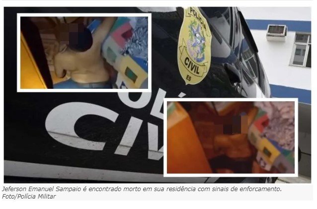 Homem é encontrado morto com sinais de enforcamento no Nortão
