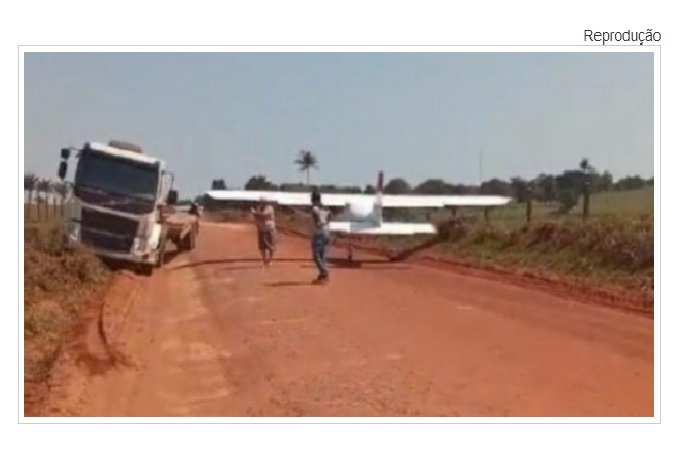 Monomotor faz pouso forçado em Juara e polícia flagra armamento com carro de apoio; veja vídeo