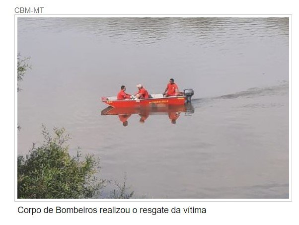 Corpo de homem é encontrado boiando no rio da capital de MT.