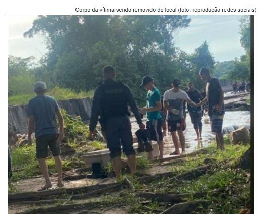 Corpo de um homem é encontrado boiando no balneário Oásis em cidade de MT.
