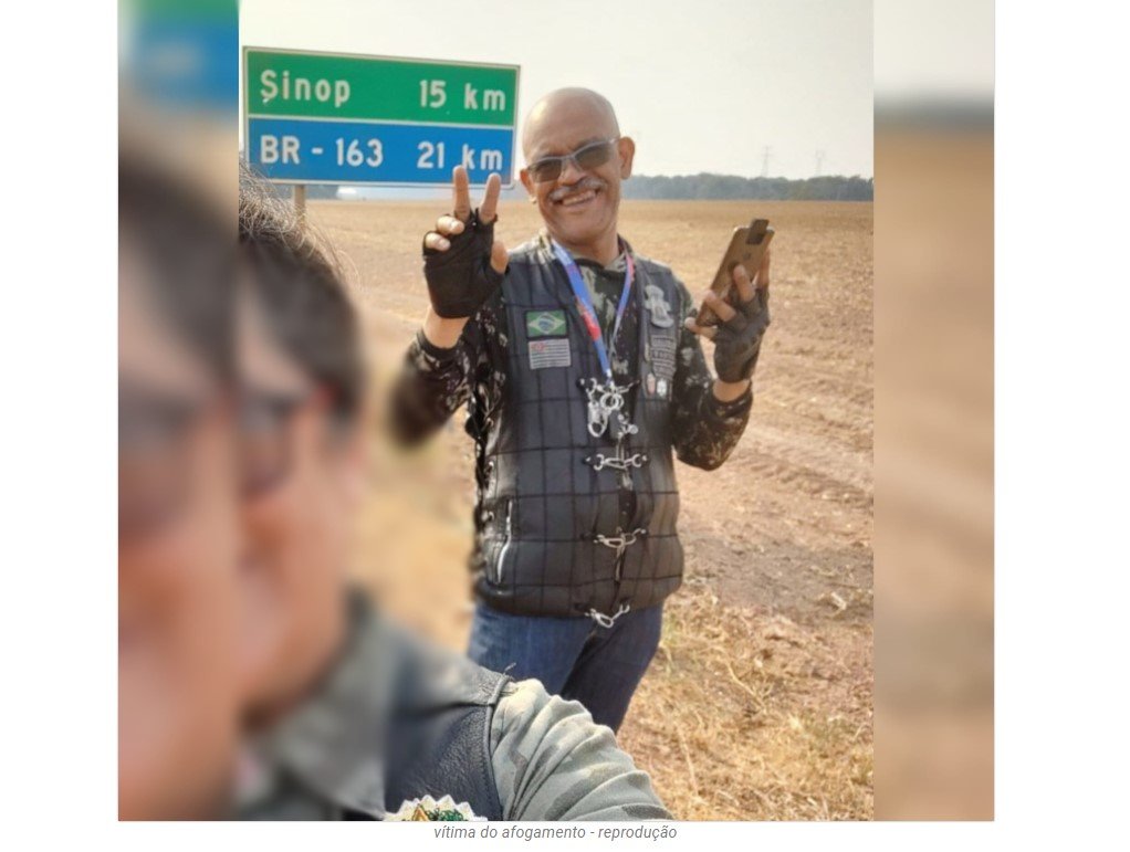 Morador de Sinop morre afogado durante banho de rio com a família