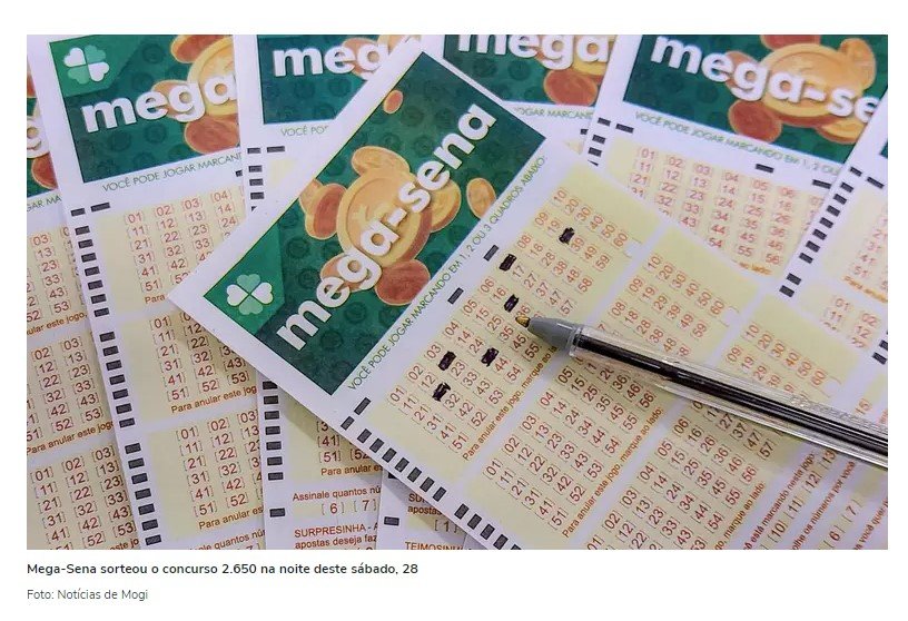 Mega-Sena acumula e deve chegar a R$ 105 milhões: veja as dezenas sorteadas
