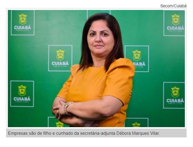 Empresas de parentes de secretária já receberam R$ 15 milhões da Prefeitura de Cuiabá por serviços de refrigeração