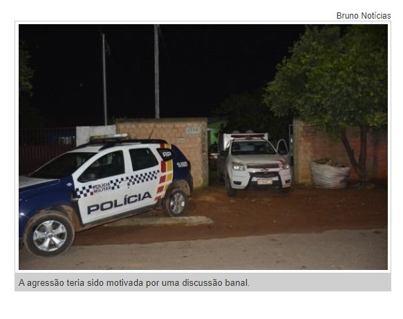 Homem dá tijoladas no próprio pai durante noite de bebedeira em MT