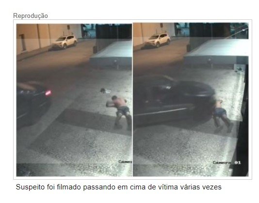 Vigilante se apresenta e admite ter passado carro sobre flanelinha