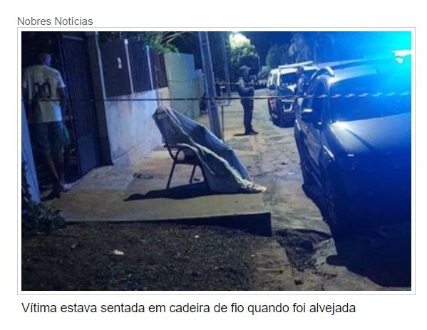 Homem é morto com tiros na cabeça em frente à casa da mãe