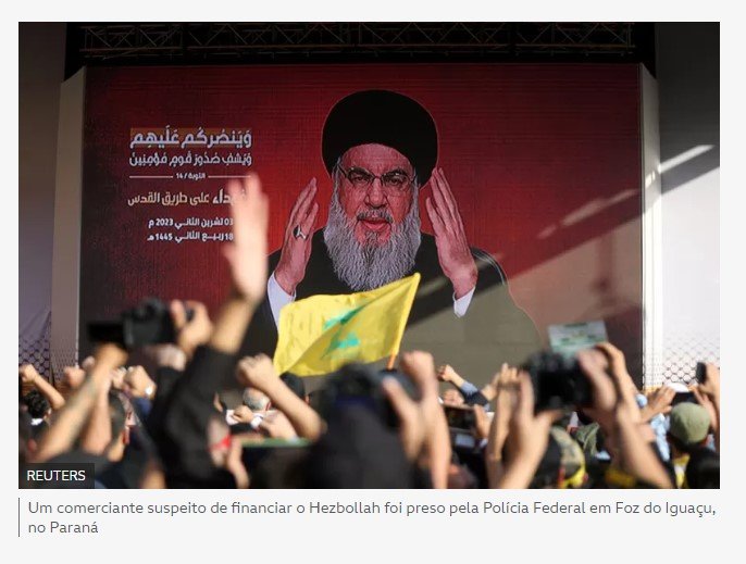 Planos de ataque no Brasil e ligação com PCC: as investigações da PF sobre o Hezbollah no país