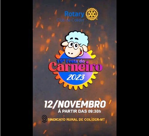 Rotary de Colíder prepara para o próximo domingo a sua festa do Carneiro. (vídeo)