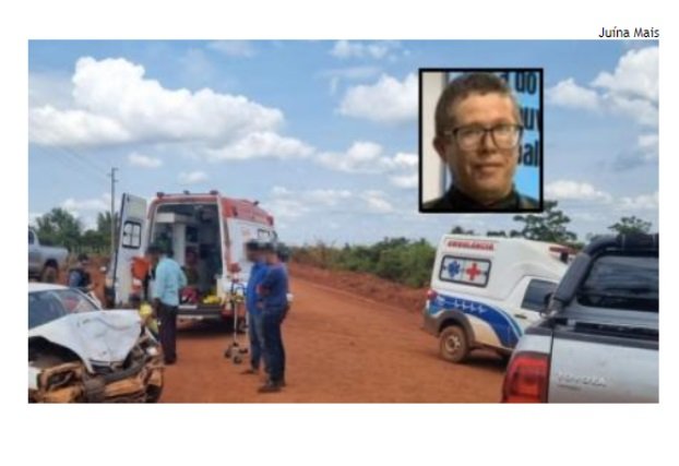 Pastor morre após acidente entre Corsa e Hilux em estrada vicinal; 2 pessoas socorridas