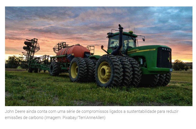 John Deere desenvolve motor a etanol para máquinas agrícolas; confira