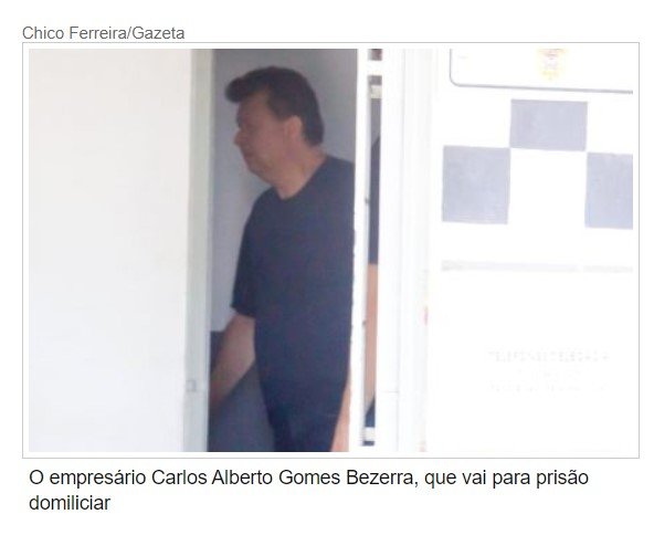 TJ vê saúde debilitada e concede domiciliar para filho de Bezerra