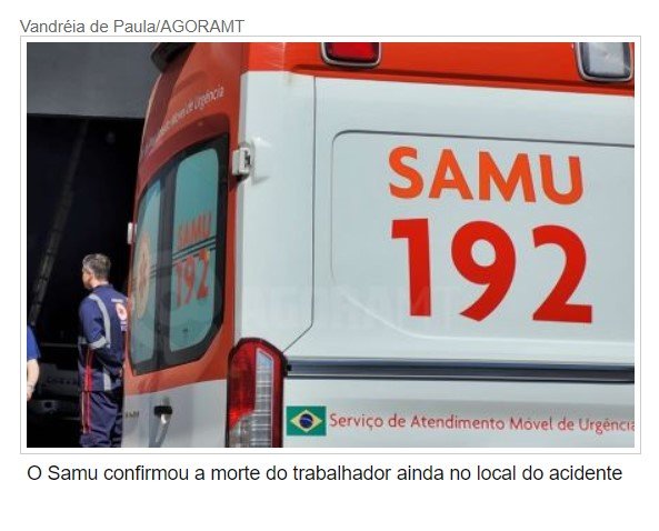 Muro de construção cai e mata pedreiro no interior de MT