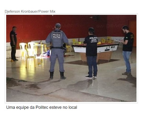 Assassino chega por trás e mata rapaz a tiros dentro de bar