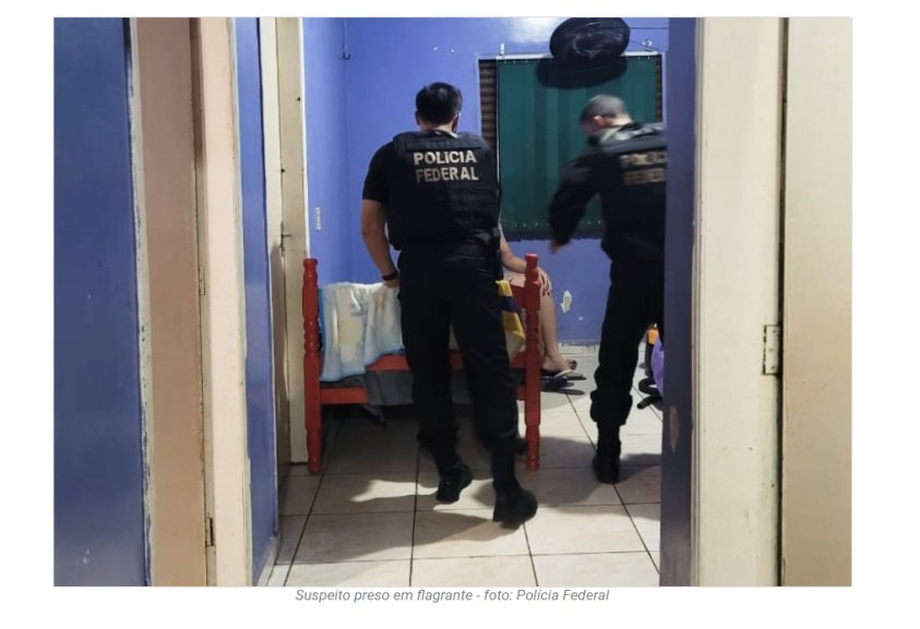 Suspeito é preso em Itaúba com material de pornografia infatil