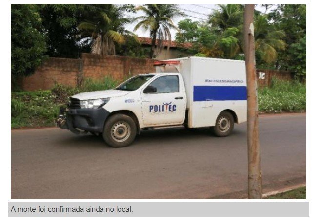Filha encontra pai morto com sinais de estrangulamento no quintal de casa em MT