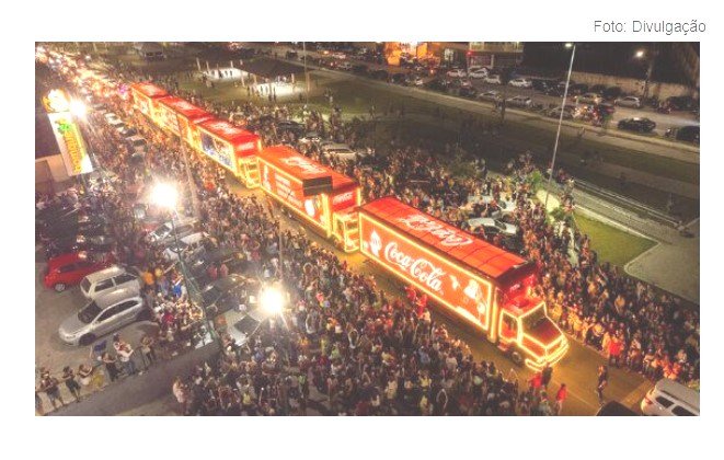 Lucas do Rio Verde, Sinop e outros 07 municípios de MT receberão a Caravana de Natal da Coca-Cola
