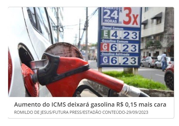 Com volta de imposto federal e alta de ICMS, combustíveis ficam mais caros no início de 2024