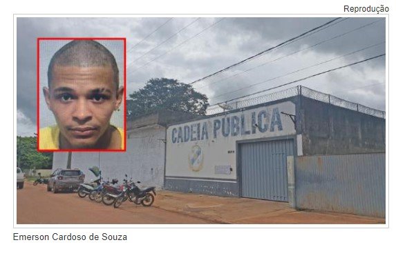 Detento foge de penitenciária durante banho de sol em MT