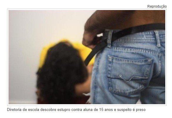 Adolescente de 15 anos é estuprada e suspeito ameaça divulgar imagens íntimas