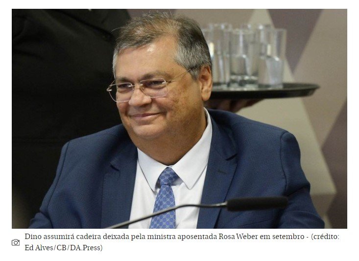 Plenário do Senado aprova nome de Flávio Dino para o STF