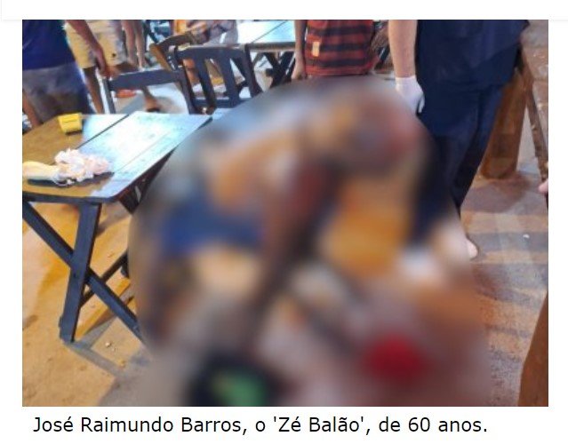 Dupla encapuzada invade lanchonete e mata idoso a tiros em MT