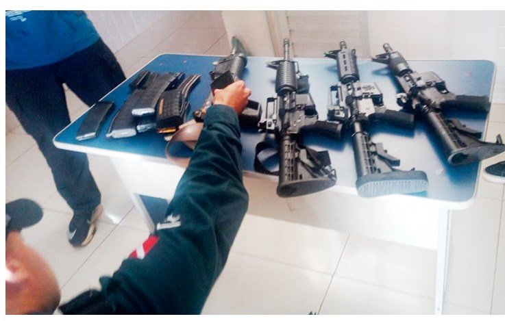Polícia Militar apreende arsenal; um criminoso morre outros dois estão baleados, após tentativa de assalto em Novo Progresso