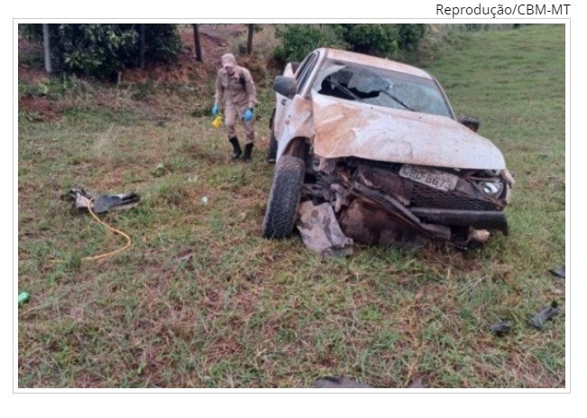 Indígena morre em capotamento de caminhonete na MT-320 em Colíder