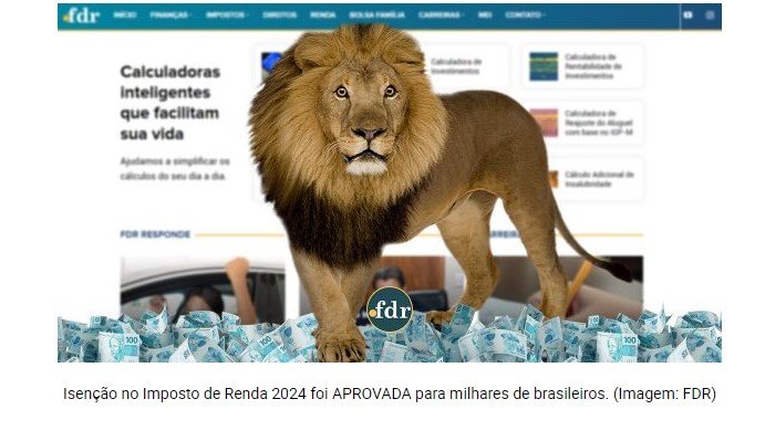 Isenção no Imposto de Renda 2024 foi APROVADA para milhares de brasileiros