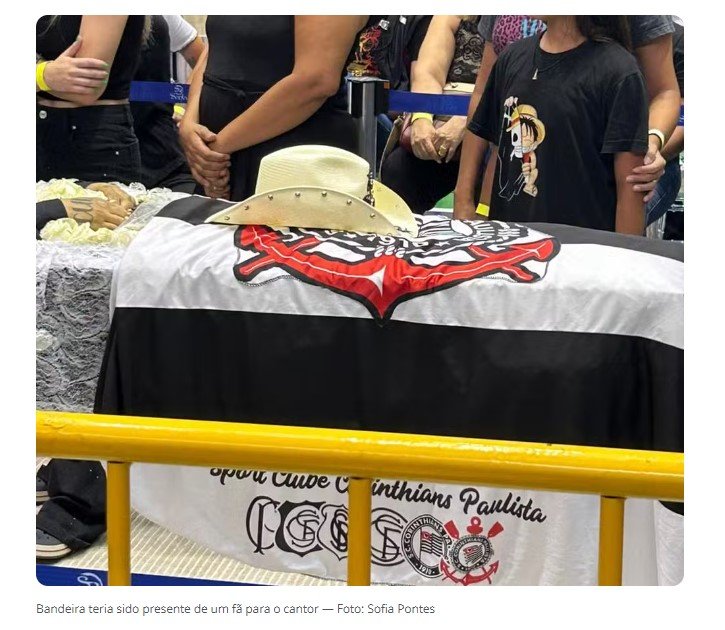 Corpo de João Carreiro é velado em ginásio de Cuiabá; fãs prestam últimas homenagens ao cantor