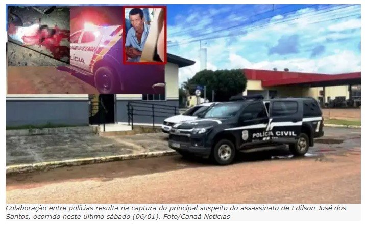 Polícia Civil prende suspeito de homicídio em Nova Canaã do Norte