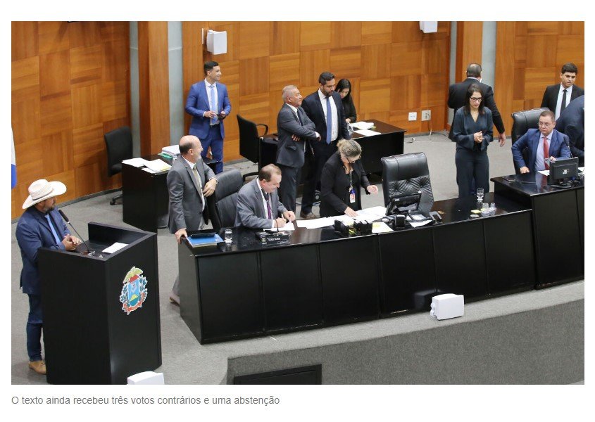 Com 19 votos favoráveis, Assembleia aprova 'PL da Mineração' e libera extração em áreas de reserva legal