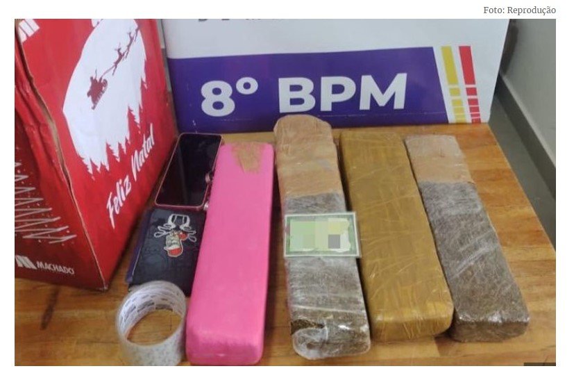 Faccionados são presos por tráfico portando tabletes de maconha em MT
