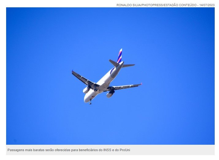 Programa ‘Voa Brasil’ deve iniciar em fevereiro com passagens aéreas a R$ 200